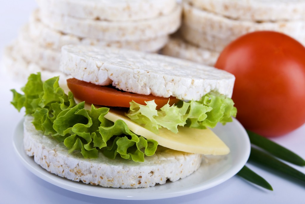 Kanapka z wafli ryżowych