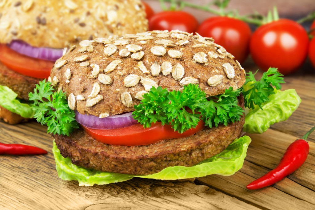 Veggie - Burger mit Tofu