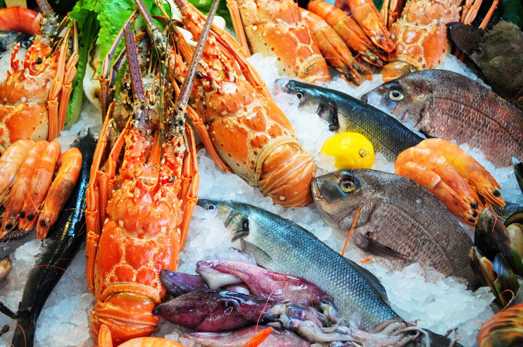Fresh seafood