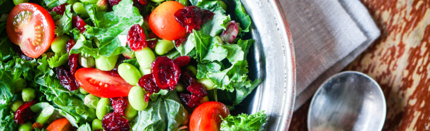 sałatka z jarmużem